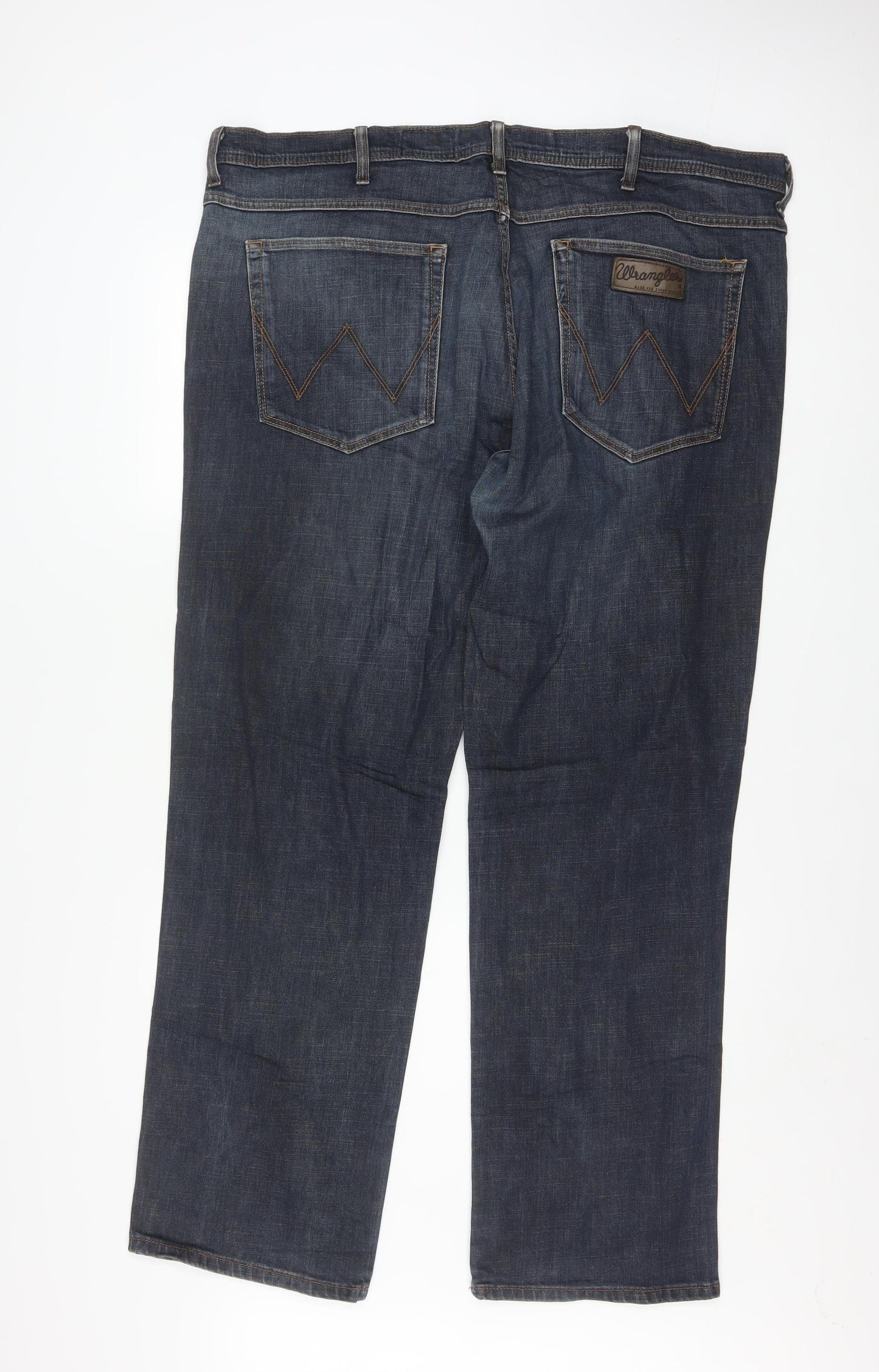 Wrangler Men's Blue Arizona Stretch Straight Jeans W44 L32