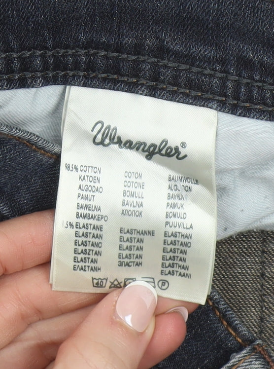 Wrangler Men's Blue Arizona Stretch Straight Jeans W44 L32