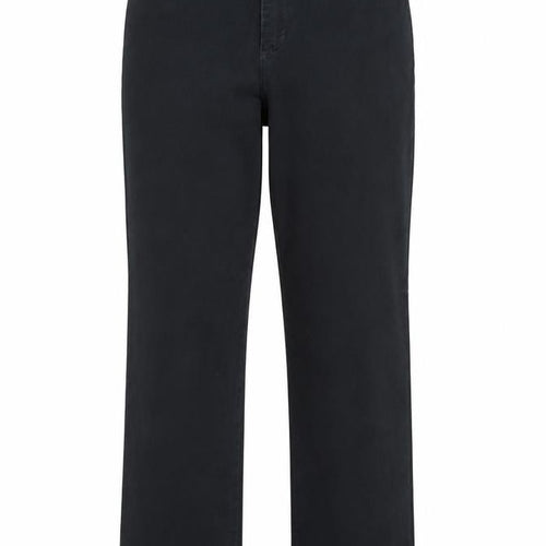 Lee Womens Black Chino Straight Leg Stretch Cotton Trousers Size 8