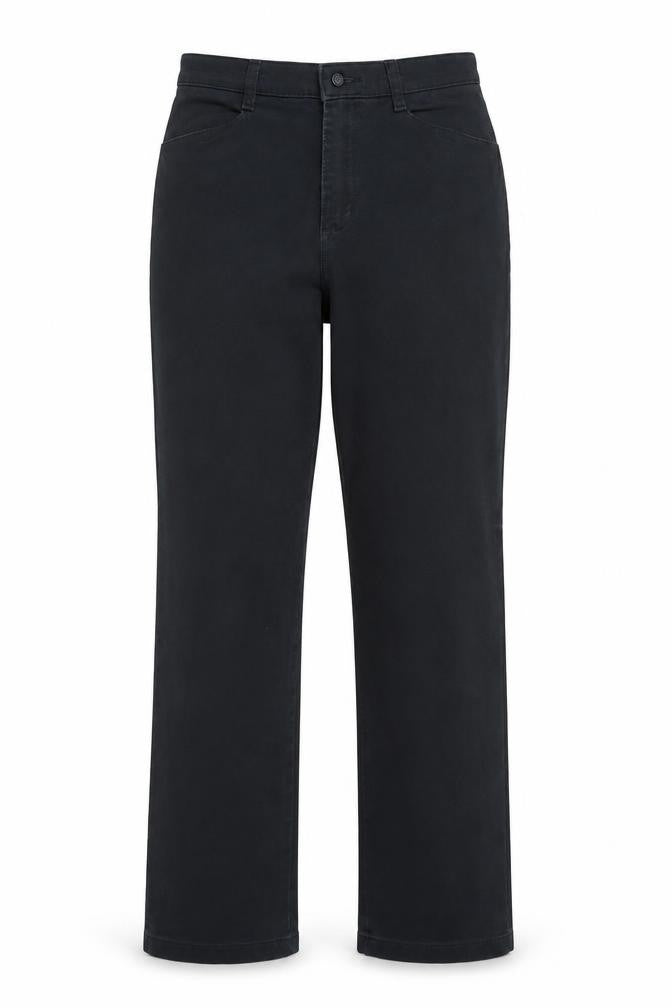 Lee Womens Black Chino Straight Leg Stretch Cotton Trousers Size 8