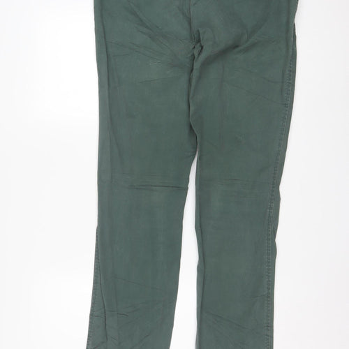 Tommy Hilfiger Men's Green 36x36 Chino Trousers Cotton Stretch