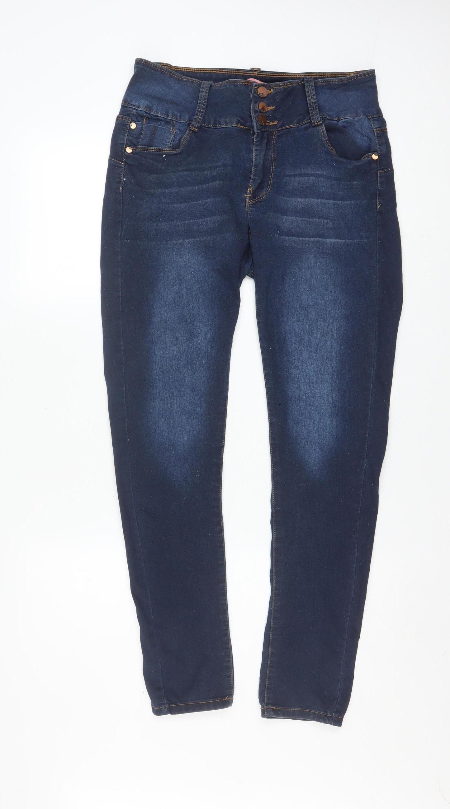 Hazley Women's Blue Skinny Denim Jeans Size 9 Slim Stretch Comfort