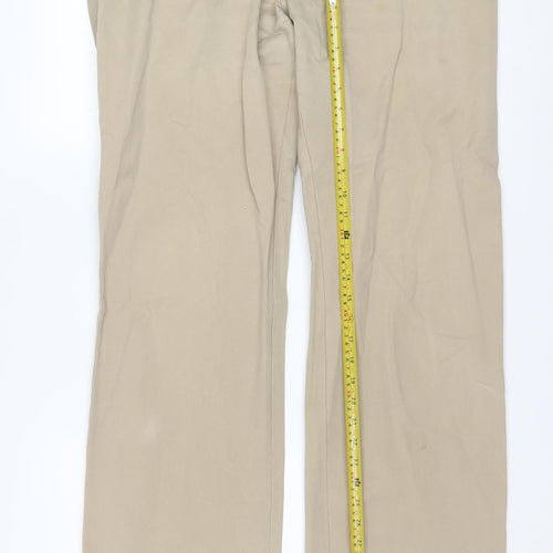 U.S. Polo Assn. Men’s Beige Chino Trousers 44in Waist Cotton