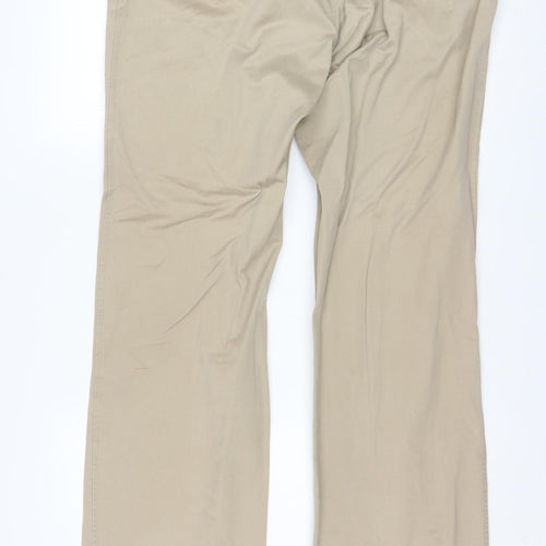 U.S. Polo Assn. Men’s Beige Chino Trousers 44in Waist Cotton