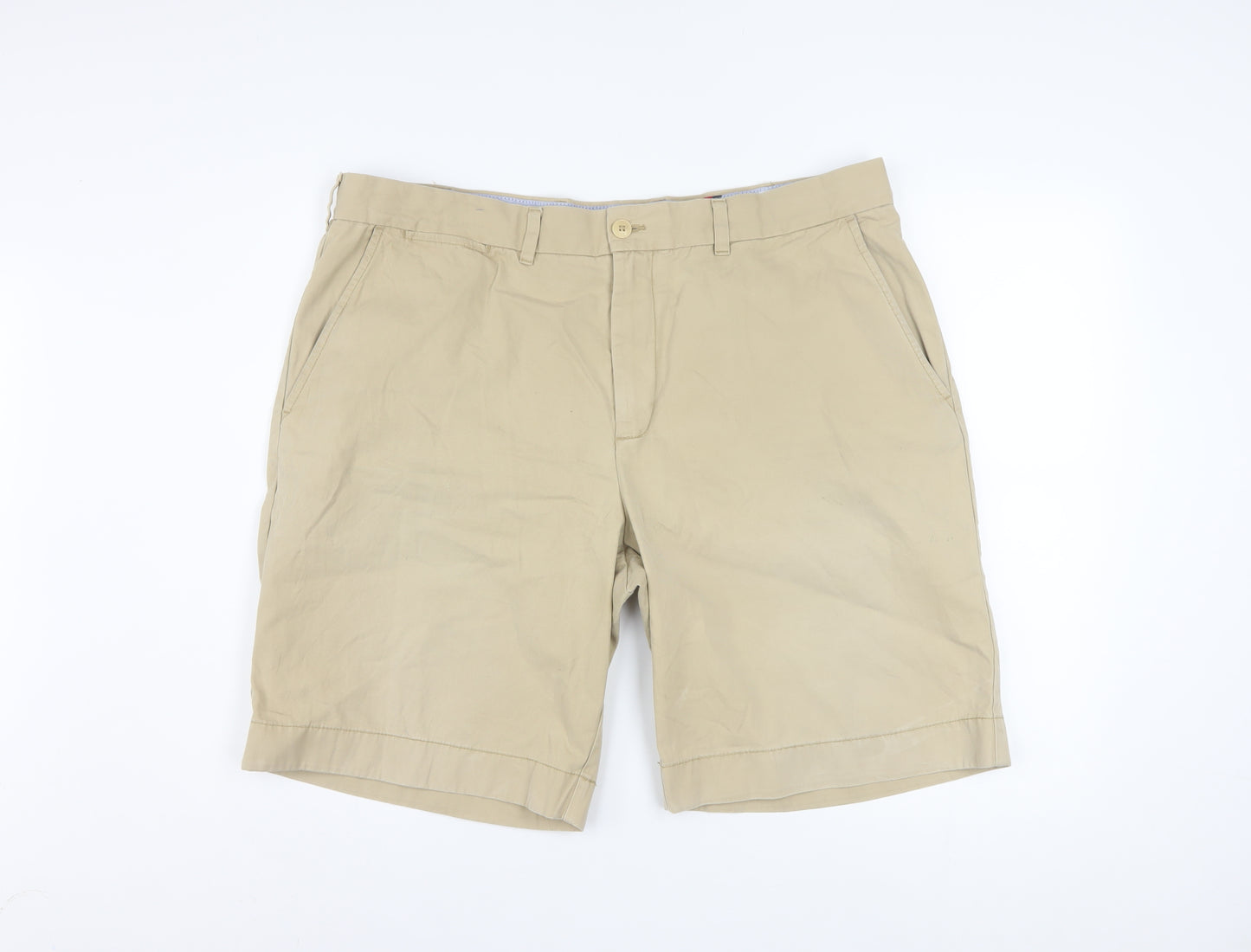 Tommy Hilfiger Men's Beige Classic Fit Chino Shorts Size 40