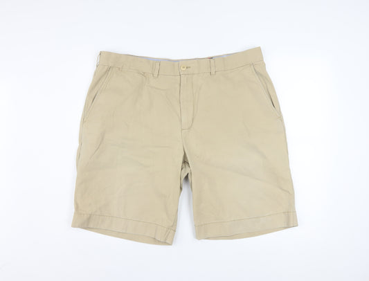 Tommy Hilfiger Men's Beige Classic Fit Chino Shorts Size 40