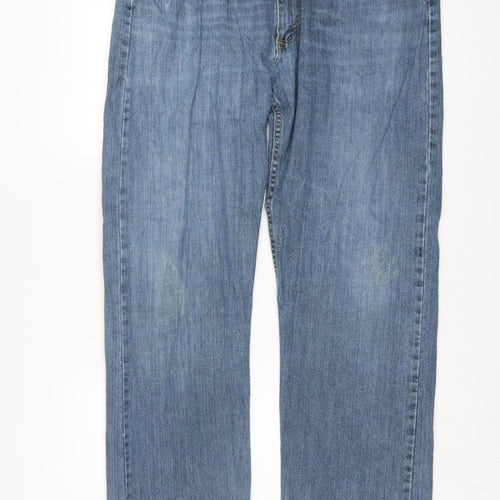 Wrangler 20X Men’s Blue Straight Fit 36x34 Denim Jeans