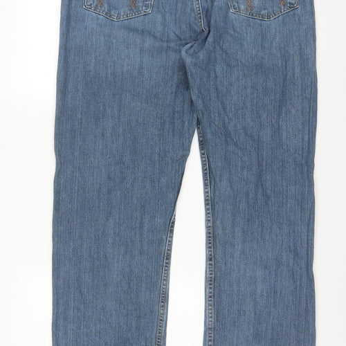 Wrangler 20X Men’s Blue Straight Fit 36x34 Denim Jeans