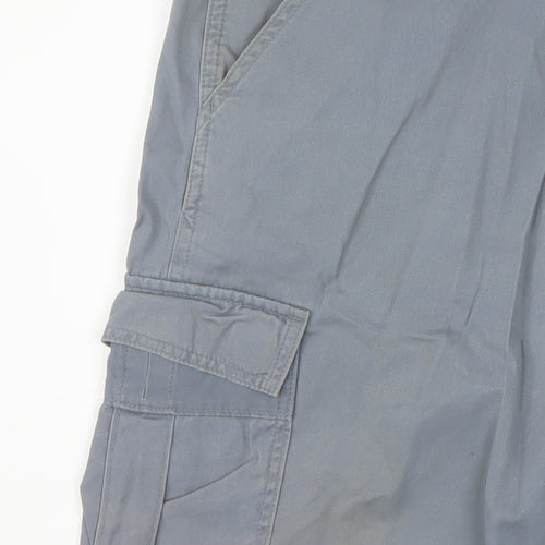 Wrangler Men’s Grey Cargo Shorts Size 34 Regular Cotton