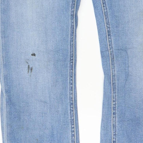 Lee Mens Blue Luke Slim Fit Jeans W29 L32 Denim 5-Pocket