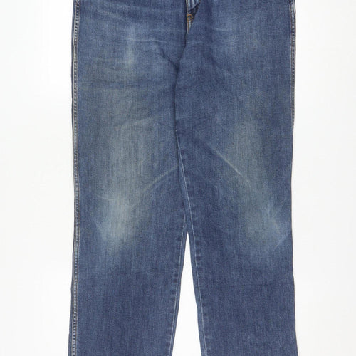 Wrangler Men's Blue Straight Texas Jeans W36 L34 Regular Fit
