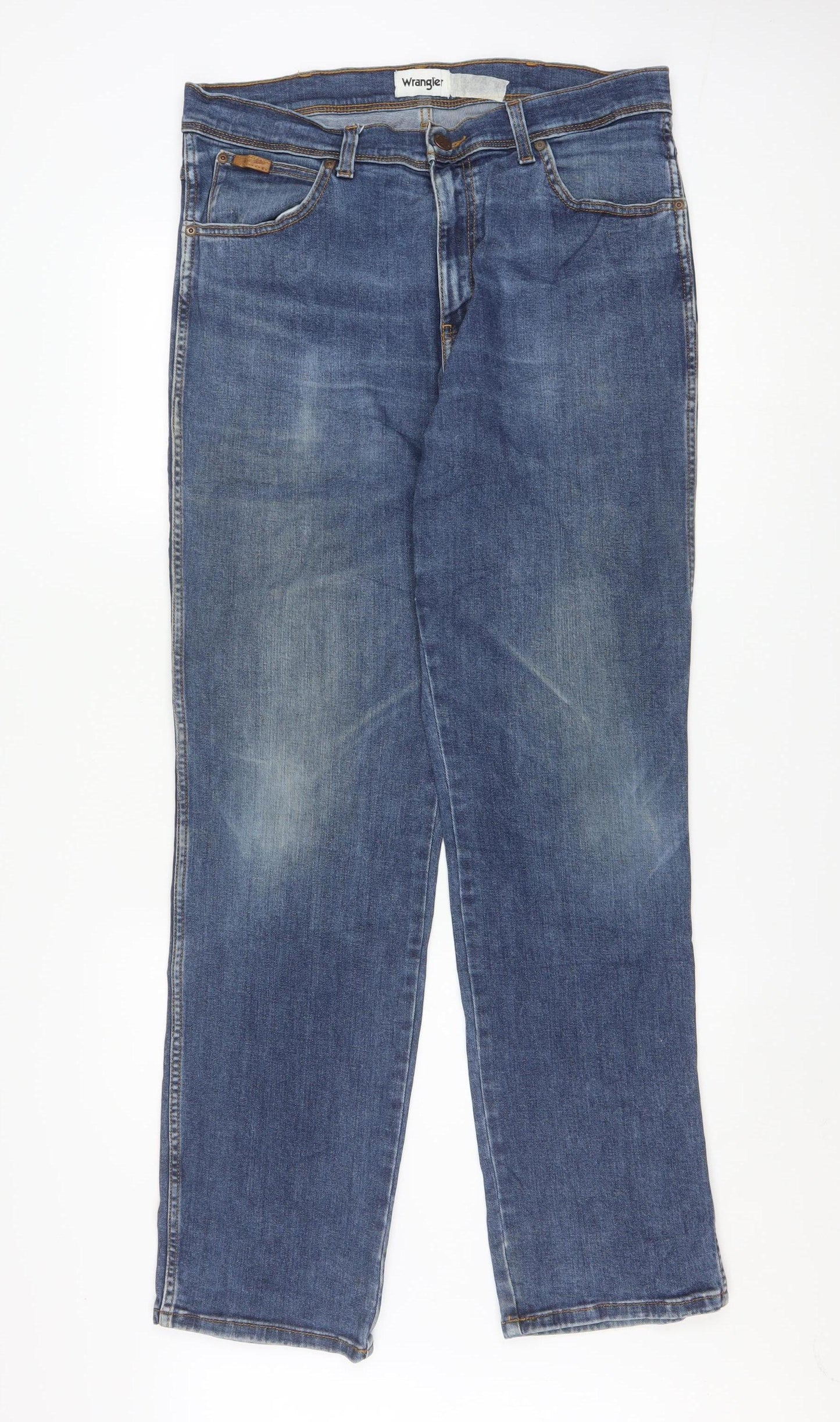 Wrangler Men's Blue Straight Texas Jeans W36 L34 Regular Fit