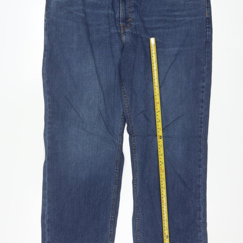 Levi's Denizen Men's Blue Regular Fit Straight Leg Jeans W38 L30