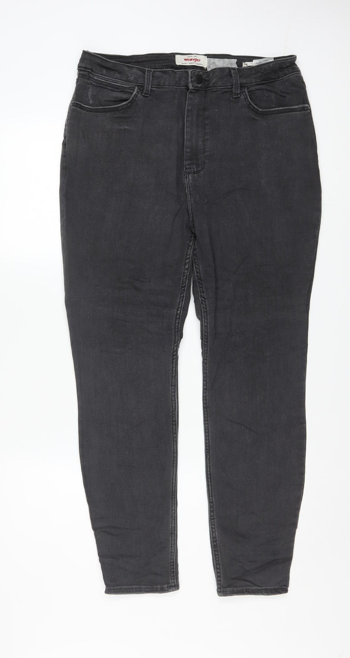 Wrangler Women's Black High Rise Skinny Jeans Size 14