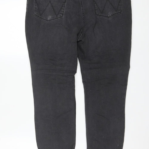 Wrangler Women's Black High Rise Skinny Jeans Size 14