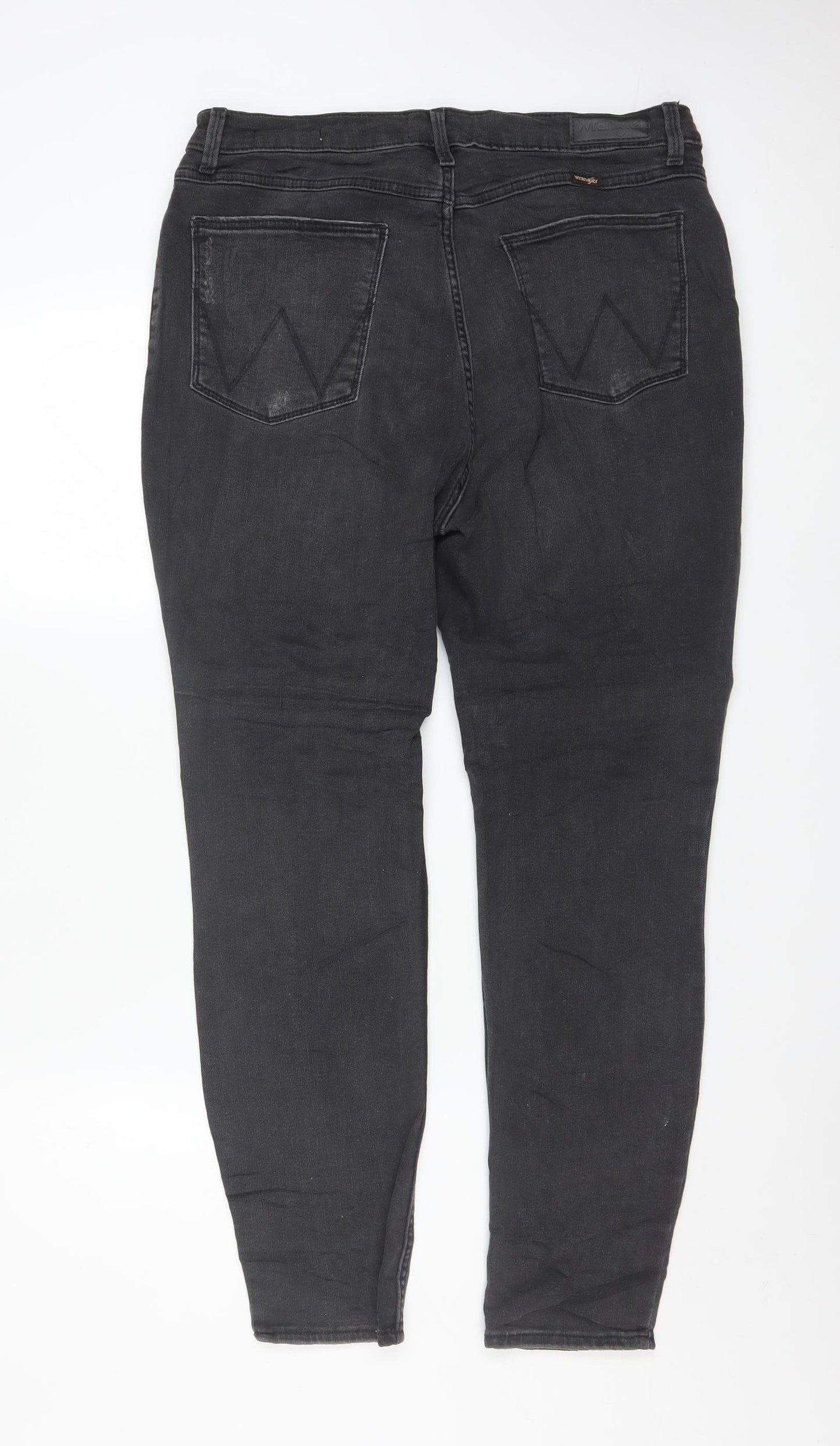 Wrangler Women's Black High Rise Skinny Jeans Size 14