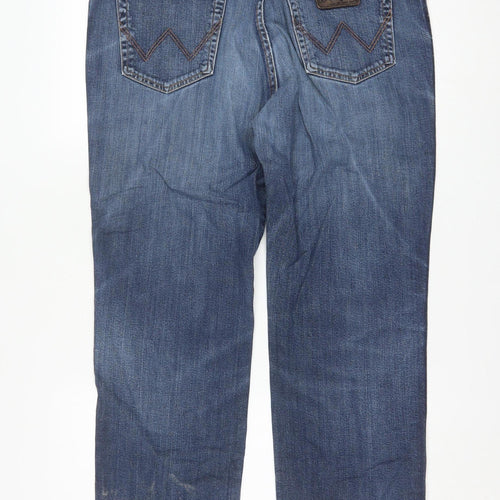 Wrangler Men's Blue 38W 30L Texas Stretch Straight Denim Jeans
