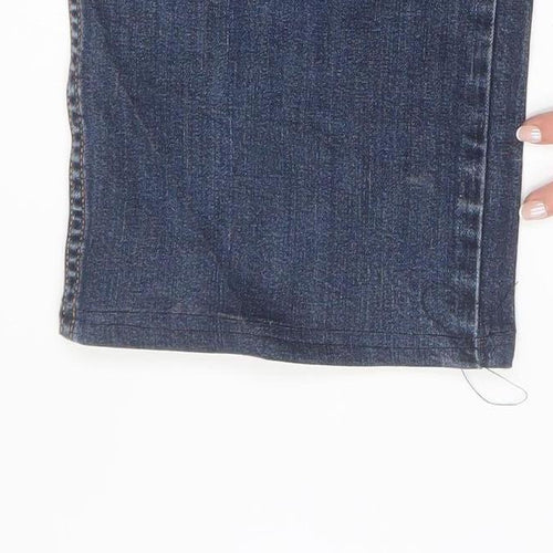 Wrangler Men's Blue 38W 30L Texas Stretch Straight Denim Jeans