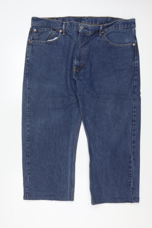 Levi's Men's Blue 505 Straight Fit Denim Jeans W40 L30