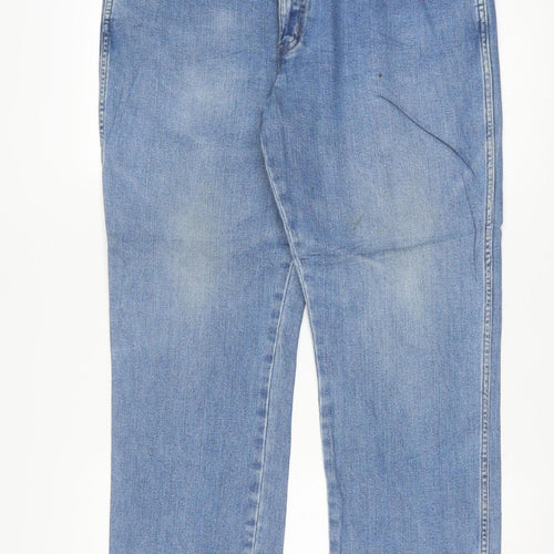 Wrangler Men's Blue Regular Fit Straight Jeans W38 L30