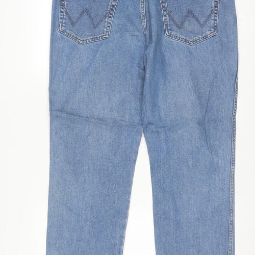 Wrangler Men's Blue Regular Fit Straight Jeans W38 L30