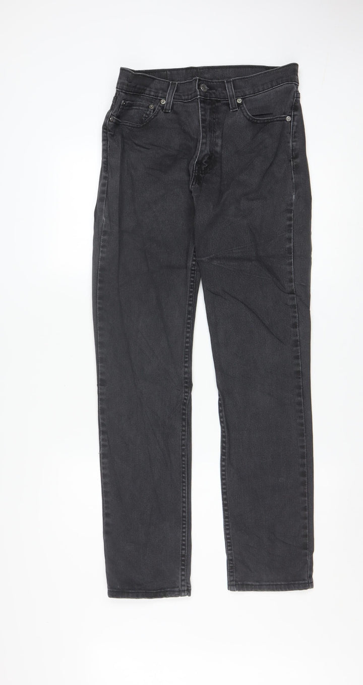 Levi's 511 Men's Black Slim Fit Denim Jeans 32W 32L Straight Leg