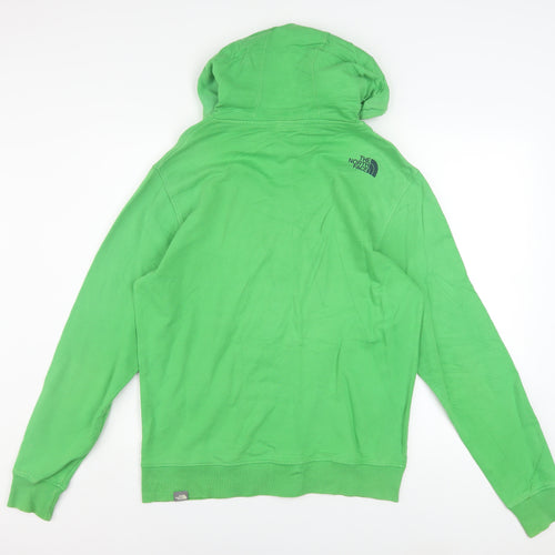 The North Face Men's Green Pullover Hoodie M Graphic Outdoor