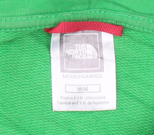 The North Face Men's Green Pullover Hoodie M Graphic Outdoor