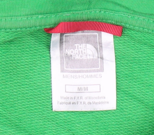 The North Face Men's Green Pullover Hoodie M Graphic Outdoor