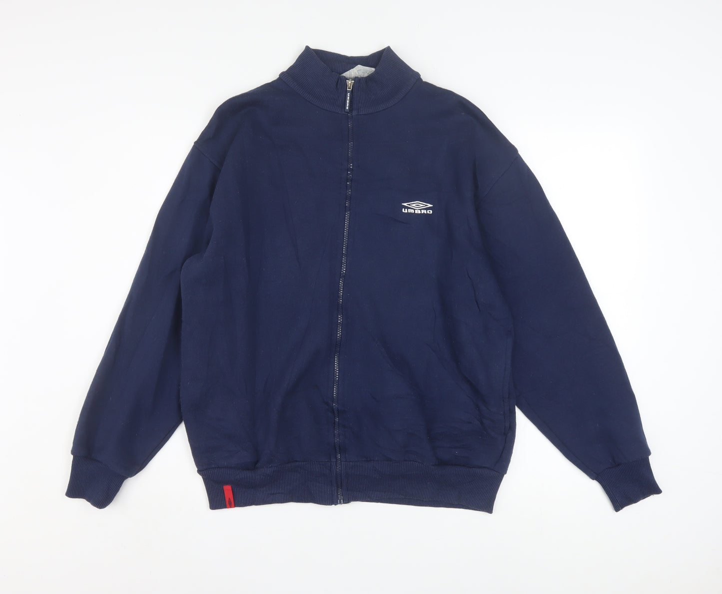 Umbro Mens Blue M Track Jacket Full Zip Sports Activewear