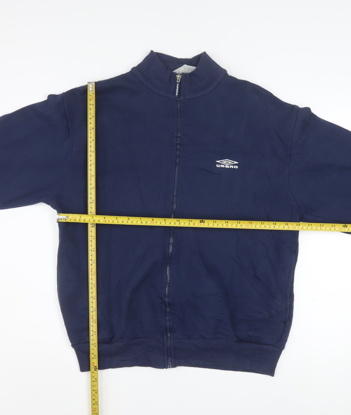 Umbro Mens Blue M Track Jacket Full Zip Sports Activewear