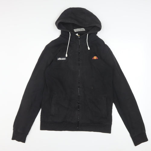 Ellesse Men's Black Full Zip Hoodie S Classic Sportswear