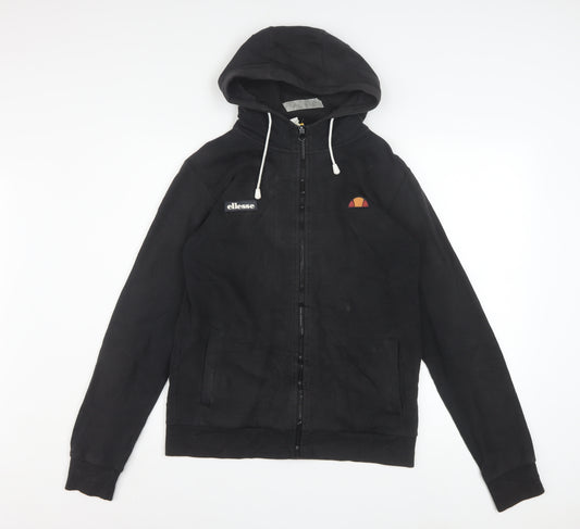 Ellesse Men's Black Full Zip Hoodie S Classic Sportswear