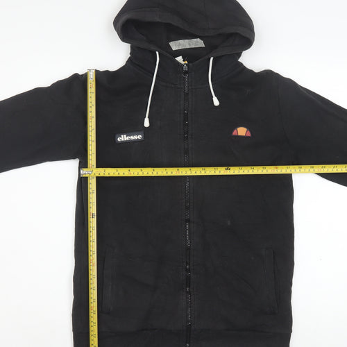 Ellesse Men's Black Full Zip Hoodie S Classic Sportswear