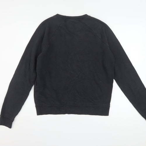 Nike Men's Black S Pullover Sweatshirt Crew Neck Logo Jumper