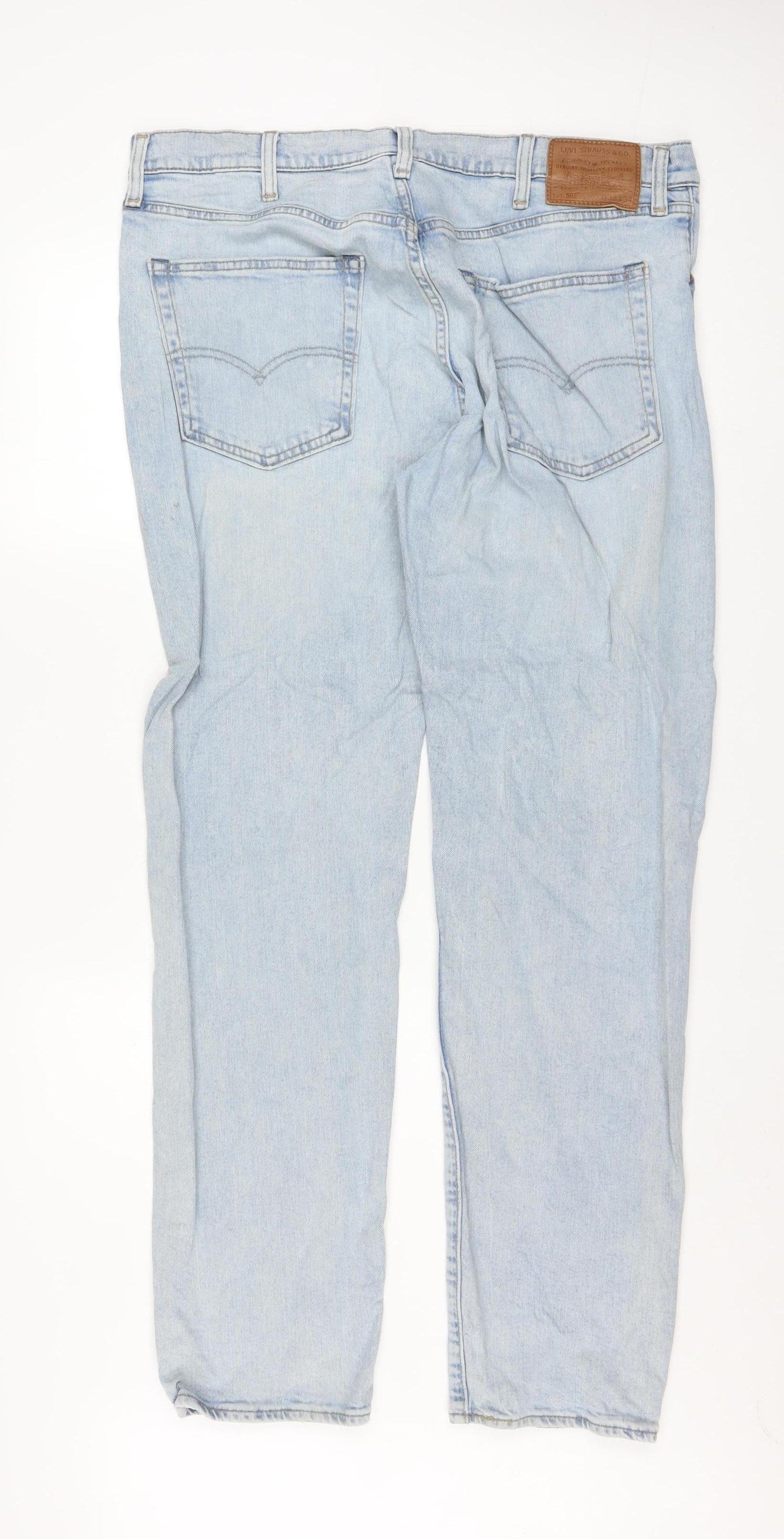 Levi’s 502 Men’s Light Blue Tapered Jeans 33x30 Denim