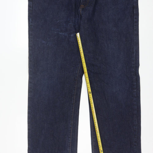 Tommy Hilfiger Men's Blue Straight Fit 40x34 Denim Jeans