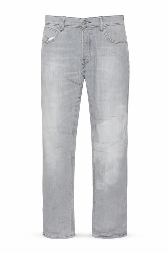 Front view of Lee Men Grey Daren Regular Fit Straight Denim Jeans W36 L32