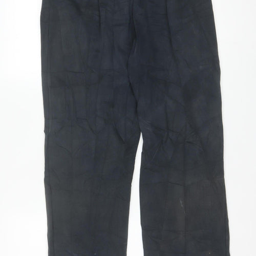 Puma Men's Black Track Pants L Regular Fit Cotton Blend