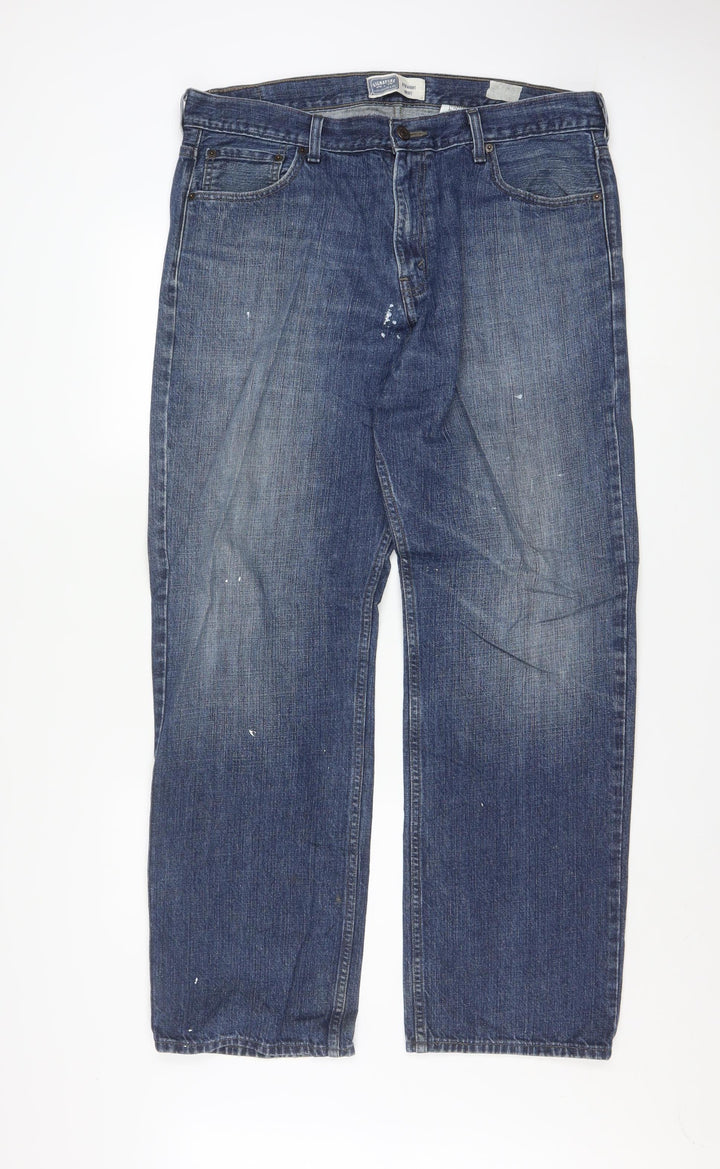 Levi Strauss Men’s Blue Straight Leg Jeans 36x32 Regular Fit Denim