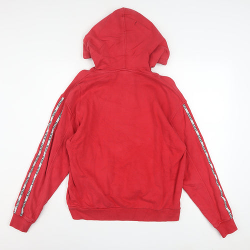 Levi's Men's Red XS Pullover Hoodie with Logo Detail
