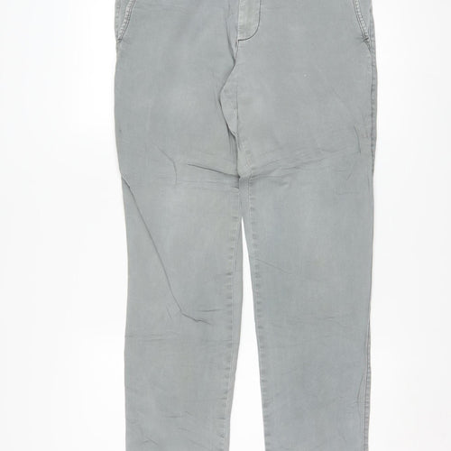 GAP Men's Grey Slim Fit Chino Trousers Size 34x32