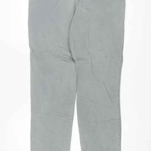 GAP Men's Grey Slim Fit Chino Trousers Size 34x32