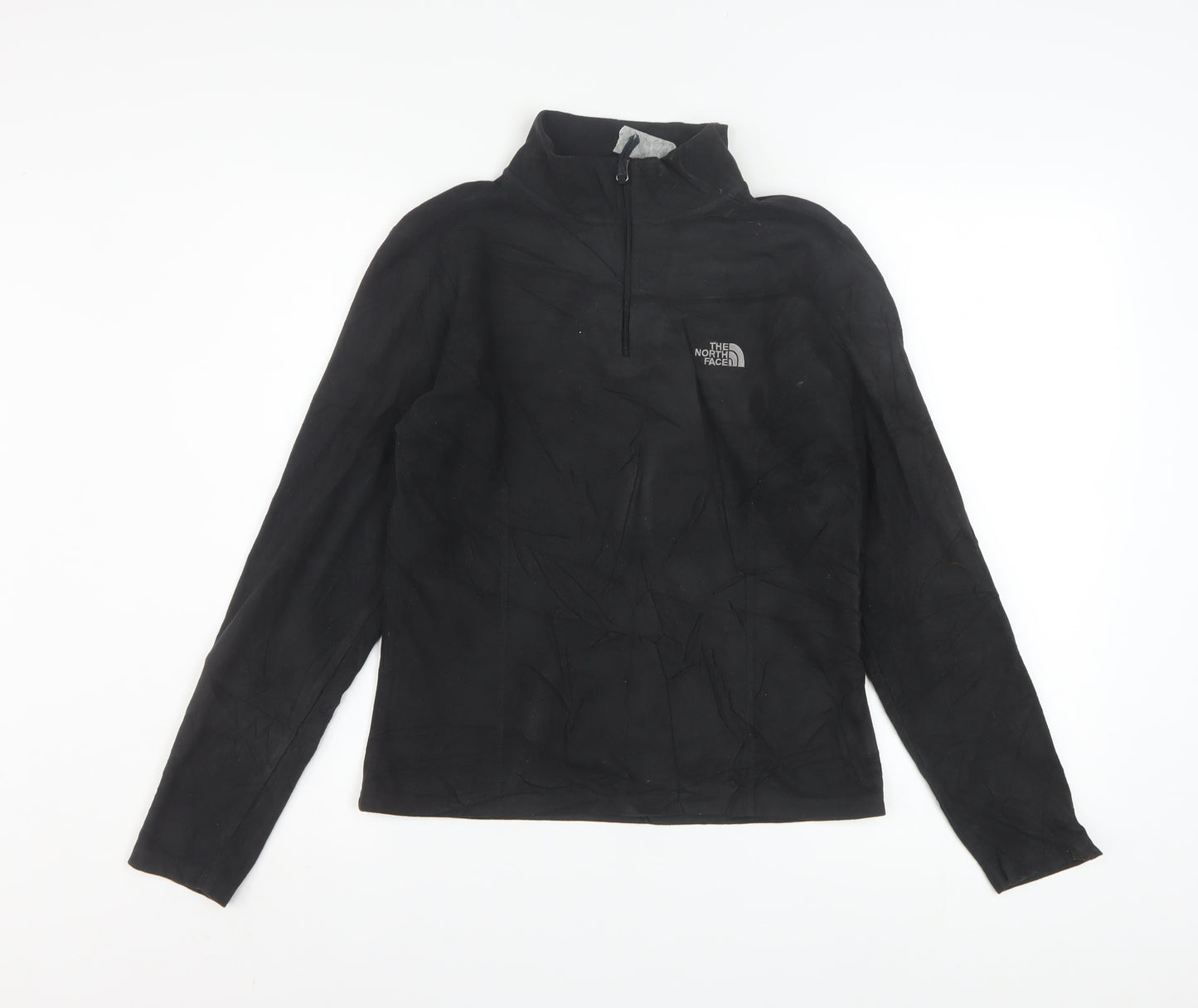The North Face Women's Black Small 1/4 Zip Fleece Sweatshirt