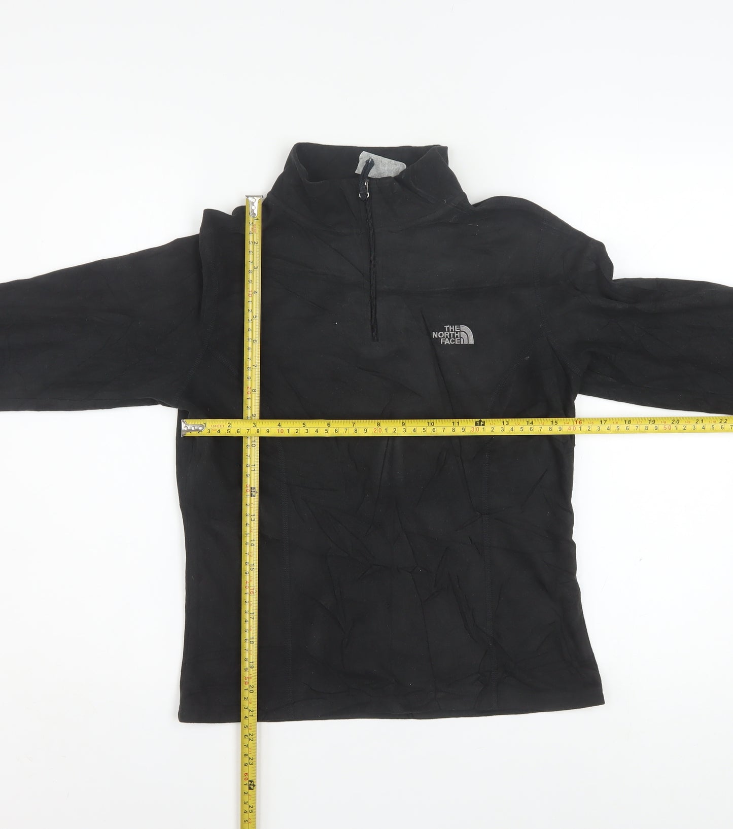 The North Face Women's Black Small 1/4 Zip Fleece Sweatshirt