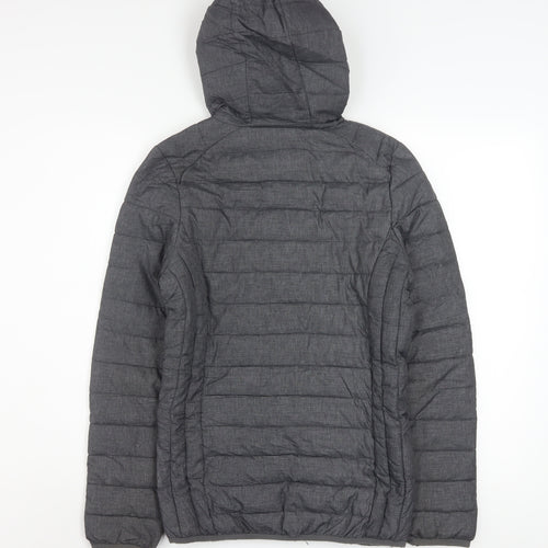 Ellesse Womens Grey Size 6 Hooded Puffer Jacket