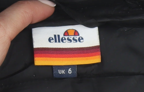 Ellesse Womens Grey Size 6 Hooded Puffer Jacket