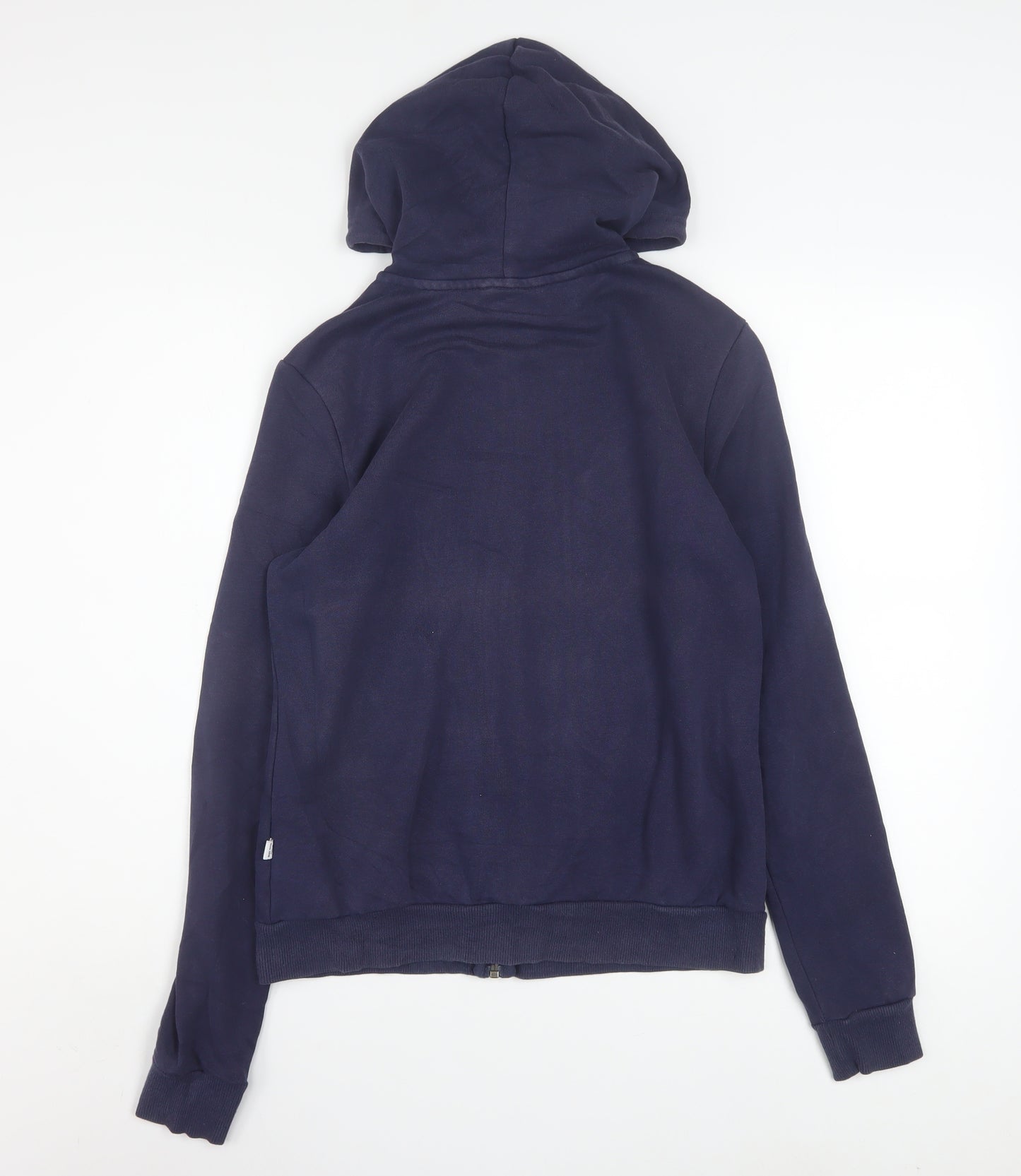 PUMA Women's Navy Full Zip Hoodie Size 12 Cotton Blend