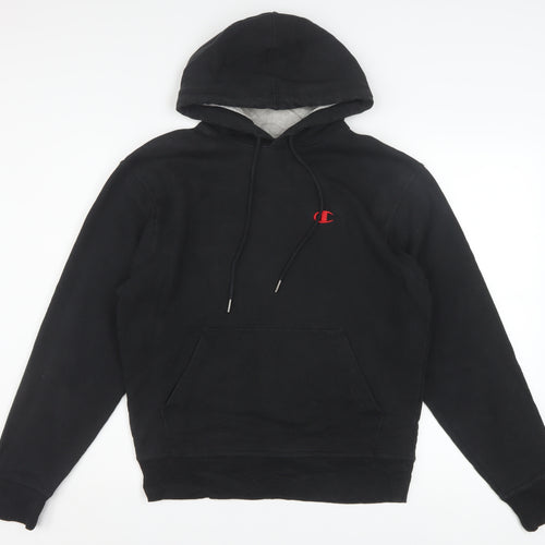 Champion Men's Black Pullover Hoodie Size S Sports Fleece