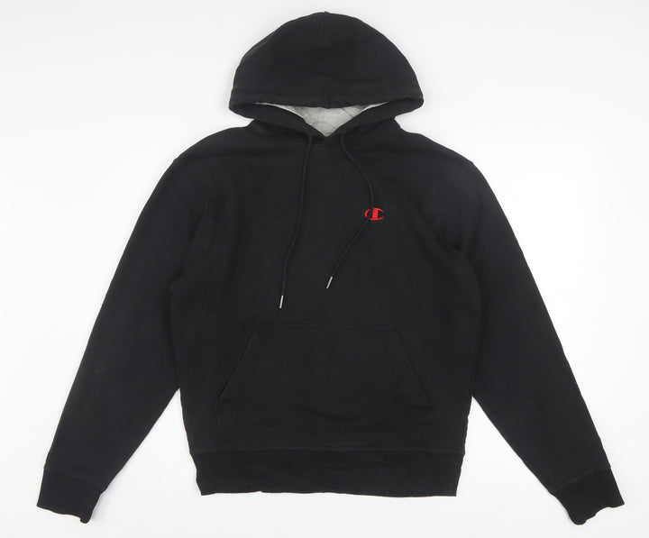 Champion Men's Black Pullover Hoodie Size S Sports Fleece